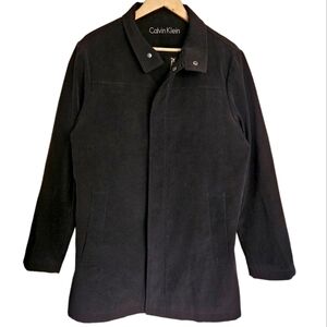 Calvin‎ Klein Black Classic Collared Full Zip Jacket 38R